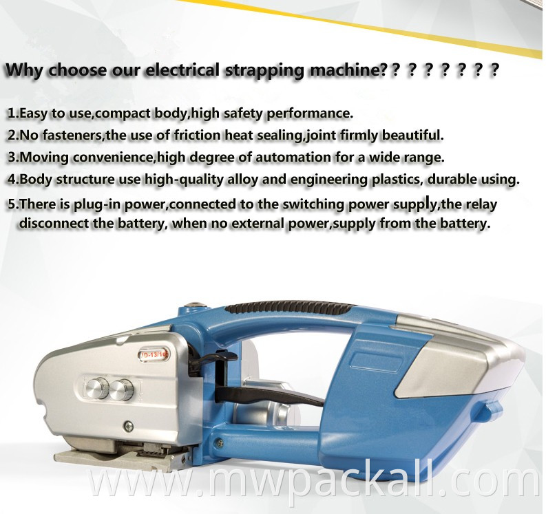 Battery Electric Power Packing Tool&Strapping Machine for manual